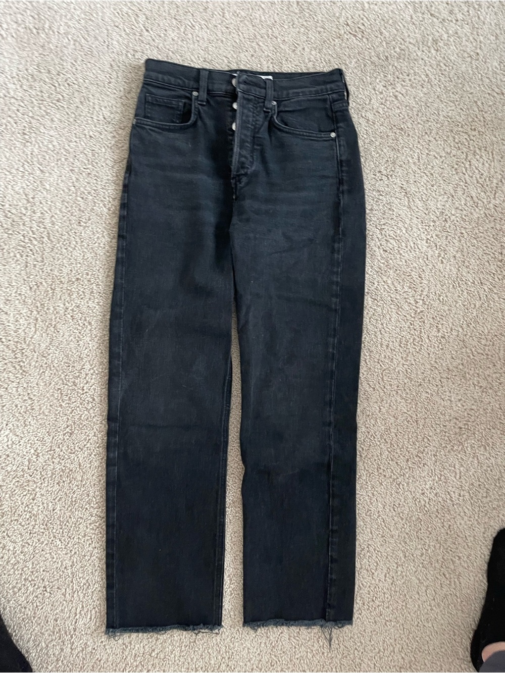 Frank & Eileen Black Monaghan Straight-Leg Jeans